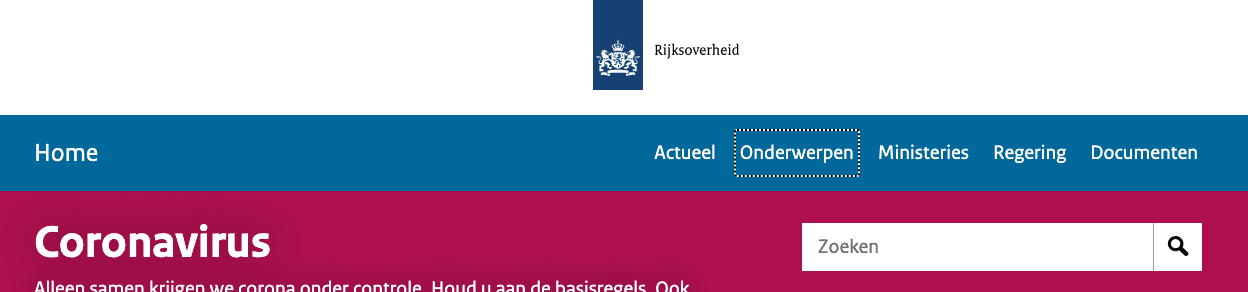 A) Zie waar je bent  De zogenaamde focusindicator helpt bezoekers die het toetsenbord gebruiken (in plaats van een muis) om te bepalen waar ze zijn op je website. We kijken nu al een beetje naar deze focusindicator, maar zelfs dan is deze niet altijd overal duidelijk.  Wij zijn dan ook erg blij dat WCAG 2.2 de toetsenbordfocus beter zichtbaar wordt, doordat er eisen worden gesteld aan de grootte en het contrast. Voor niveau AA moet de focusindicator een contrast hebben van ten minste 3,0:1. Voor niveau AAA (niet wettelijk verplicht) zelfs een contrast van ten minste 4,5:1. In totaal zijn er twee nieuwe succescriteria die iets zeggen over de focusindicator. Dat geeft ook wel het belang hiervan aan.